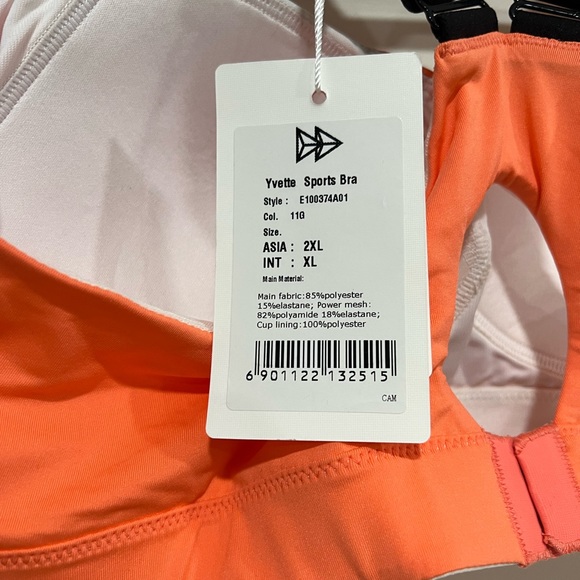 Yvette High Impact Racerback Sports Bra - Picture 2 of 3